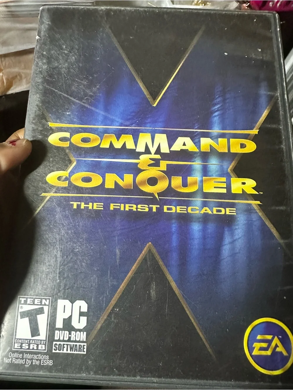 (2games)Sony PlayStation 2 Call of Duty 3 - and command conquer-used